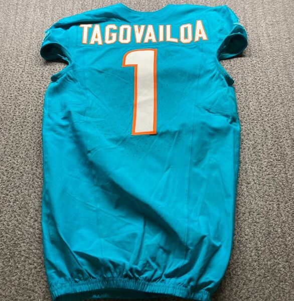 Madrid Game - Dolphins Tua Tagovailoa Game Worn Jersey (11/16/2025) Size...