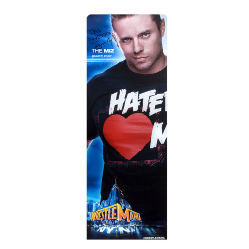 The Miz SIGNED WrestleMania 29 Superstore Wall Art
