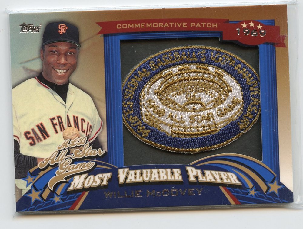 2013 Topps Update All Star Game MVP Commemorative Patches #5 Willie McCovey