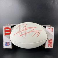 NFL - Bills Dion Dawkins Signed White Composite Football