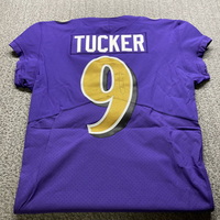 NFL - Ravens Justin Tucker Signed Authentic Jersey Size 42