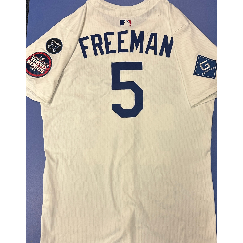 Freddie Freeman MLB Authenticated 2025 Tokyo Series Game Worn