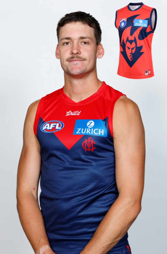 2025 Melbourne Demons Red Flamehead Guernsey - Blake Howes #22