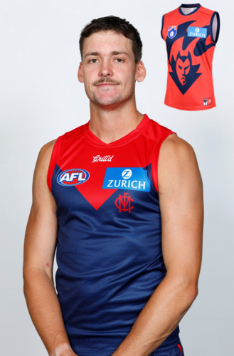 Photo of 2025 Melbourne Demons Red Flamehead Guernsey - Blake Howes #22