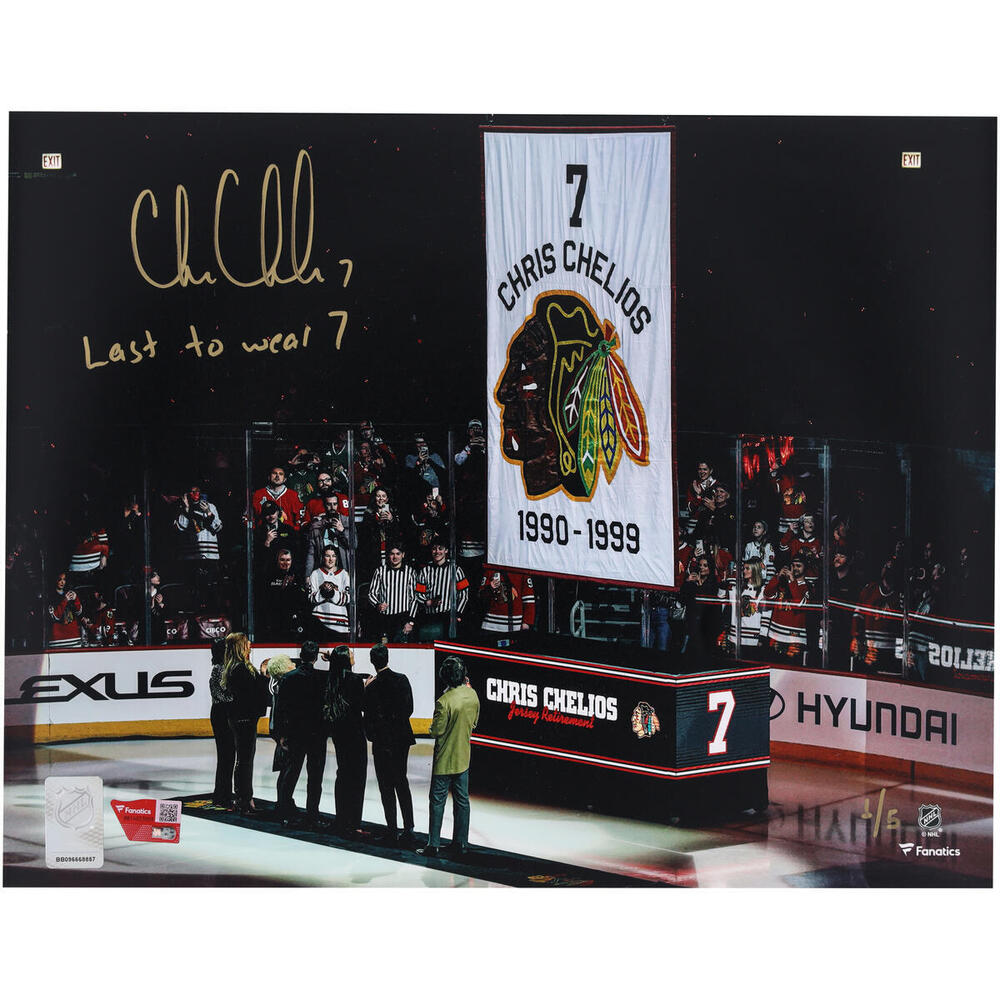 Chris Chelios Chicago Blackhawks Autographed 11