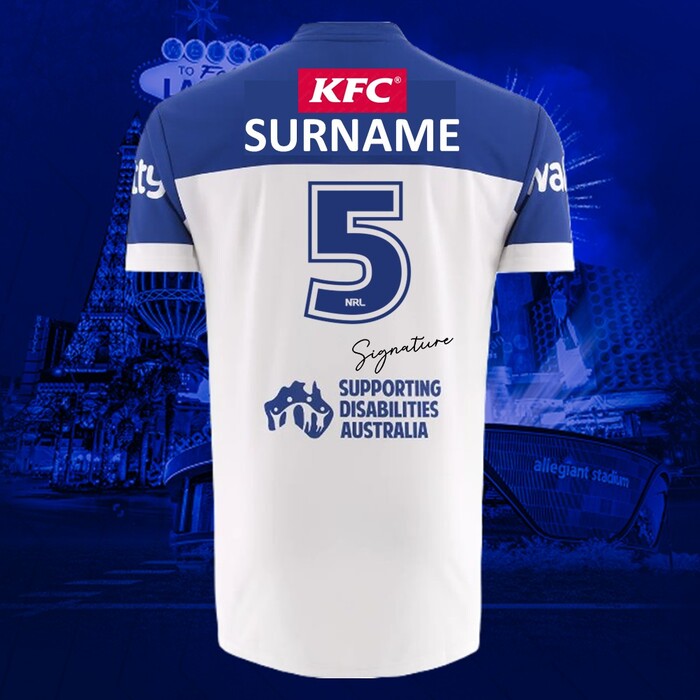 Photo of Marcelo Montoya #5 Canterbury-Bankstown Bulldogs 2026 Vegas Player-Issue Jersey
