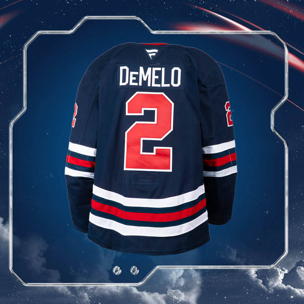Dylan DeMelo #2 Game-Worn Heritage Jersey