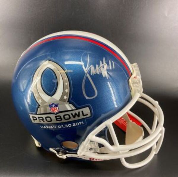 NFL - Cardinals Larry Fitzgerald Signed Authentic 2011 Pro Bowl Helmet