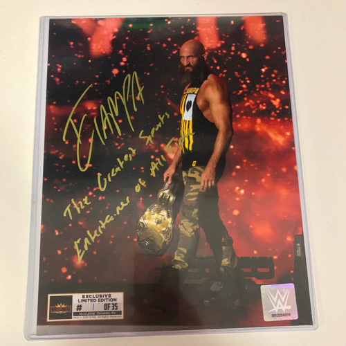 Tommaso Ciampa WrestleMania 35 Limited Edition Autographed Photo (#1 of 35)