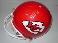 NFL - CHIEFS KEVIN HOGAN SIGNED CHIEFS PROLINE HELMET