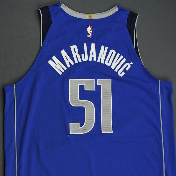 Boban Marjanovic - Dallas Mavericks - Game-Worn Classic Edition (1981-90 Home  Jersey) - 2020-21 NBA Season