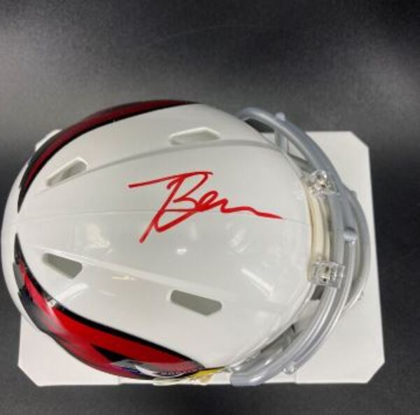 NFL - Cardinals Trey Benson Signed Mini Helmet