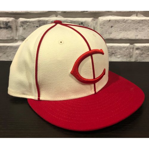 J.R. House 2019 GameUsed 1912 Throwback Hat; 05/19/2019 LAD vs CIN; Size 7 3/8 (Reduced