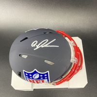 NFL - Rams Quindell Johnson Signed NFL Shield Mini Helmet