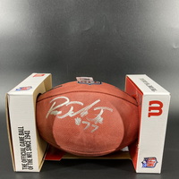 NFL -Cardinals Paris Johnson Signed Authentic Football