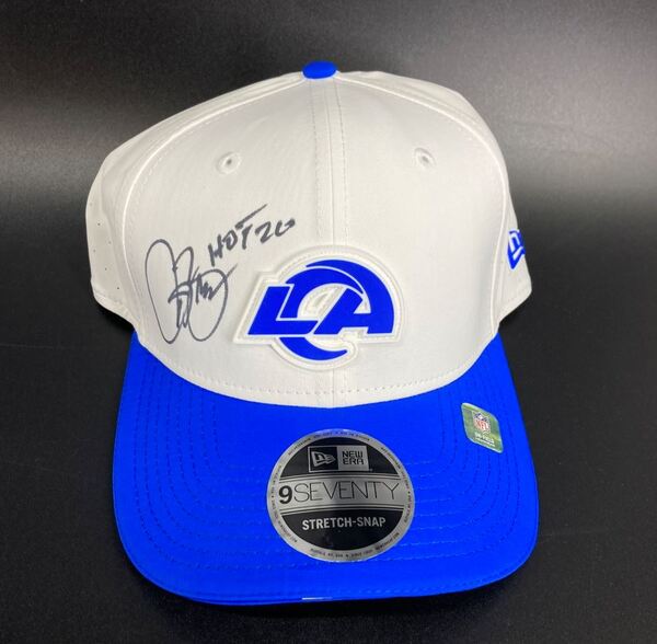 HOF - Rams Isaac Bruce Signed Hat