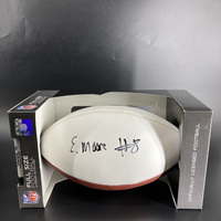 Jets - Elijah Moore Signed Panel Ball With Jets Logo