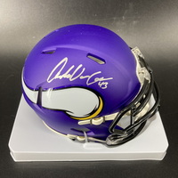 NFL - Vikings Andrew Van Ginkel Signed Mini Helmet