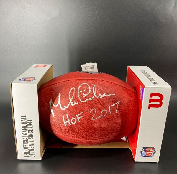 HOF - Saints Morten Andersen Signed Authentic Football