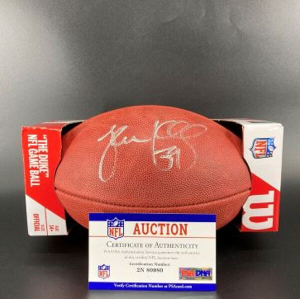 NFL - Panthers Luke Kuechly Signed Authentic Football