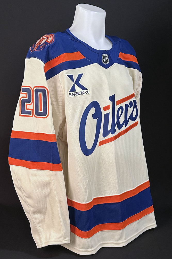 Curtis Lazar #20 - 2025-26 Edmonton Oilers Alternate Set #3 Game Worn Jersey - Worn For 1 Game - Jan 12th vs Chicago