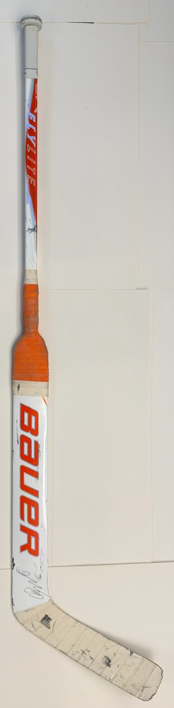 #80 Dan Vladar Game Used Stick - Autographed - Philadelphia Flyers