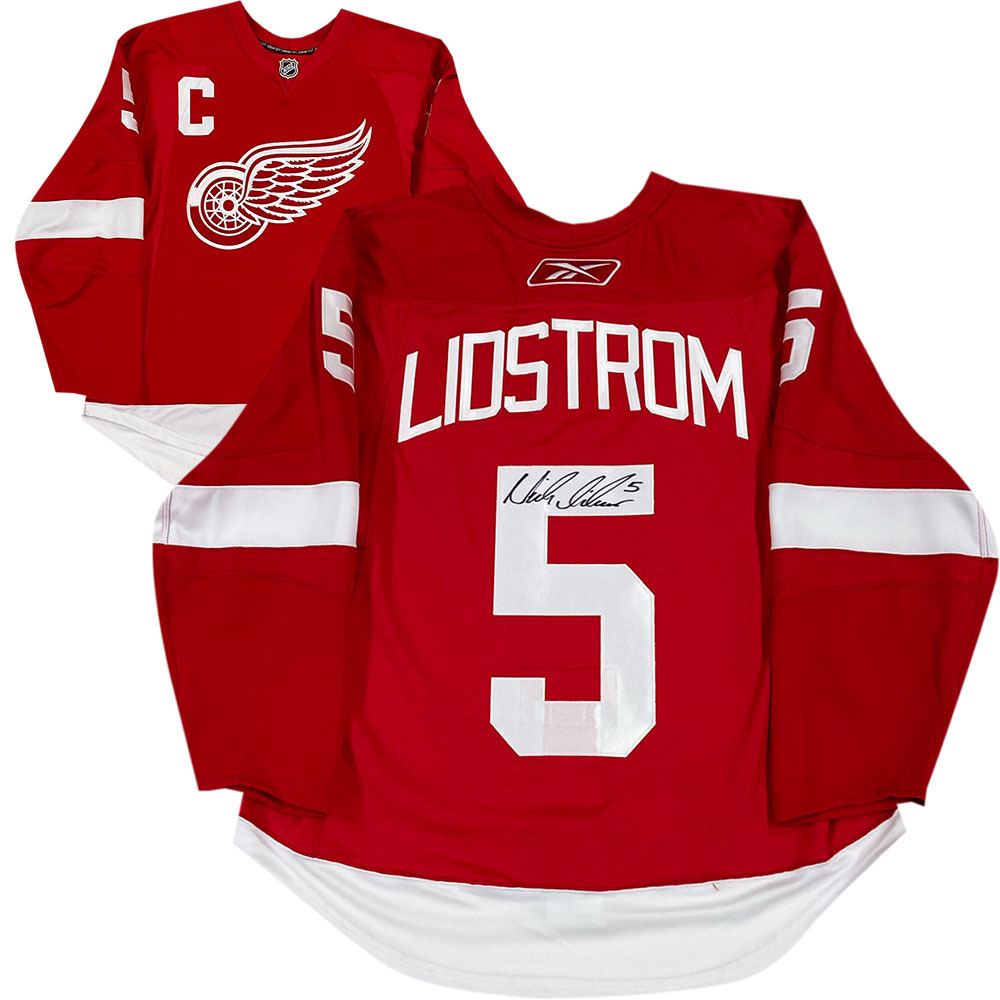 Maillot Detroit Red Wings Nicklas Lidstrom - Coupe Stanley 2002 - Taille XL - Mitchell & Ness - Neuf