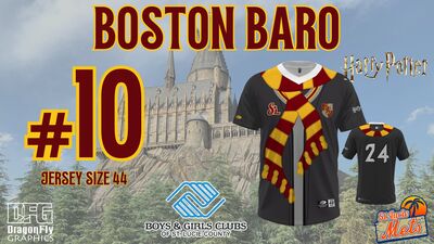 Harry Potter Night Jersey #10 Boston Baro