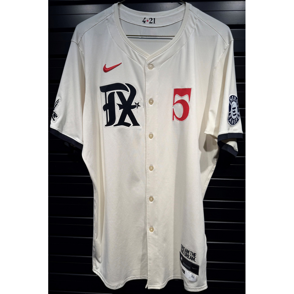 Corey Seager #5 Texas Rangers Team-Issued 2024 City Connect Jersey
