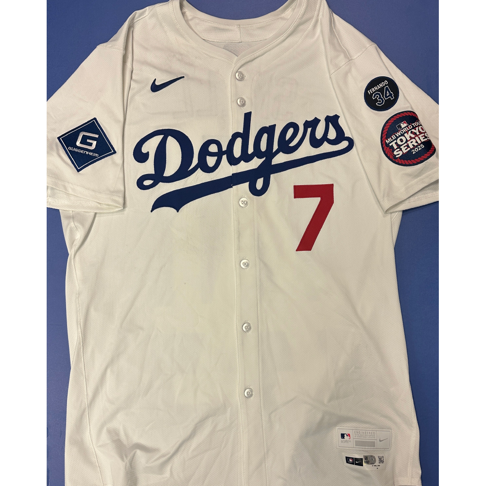 Blake Snell MLB Authenticated 2025 Tokyo Series Game Worn Jersey