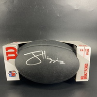 NFL - Texans Jayden Higgins Signed Black Composite Silver Series Football
