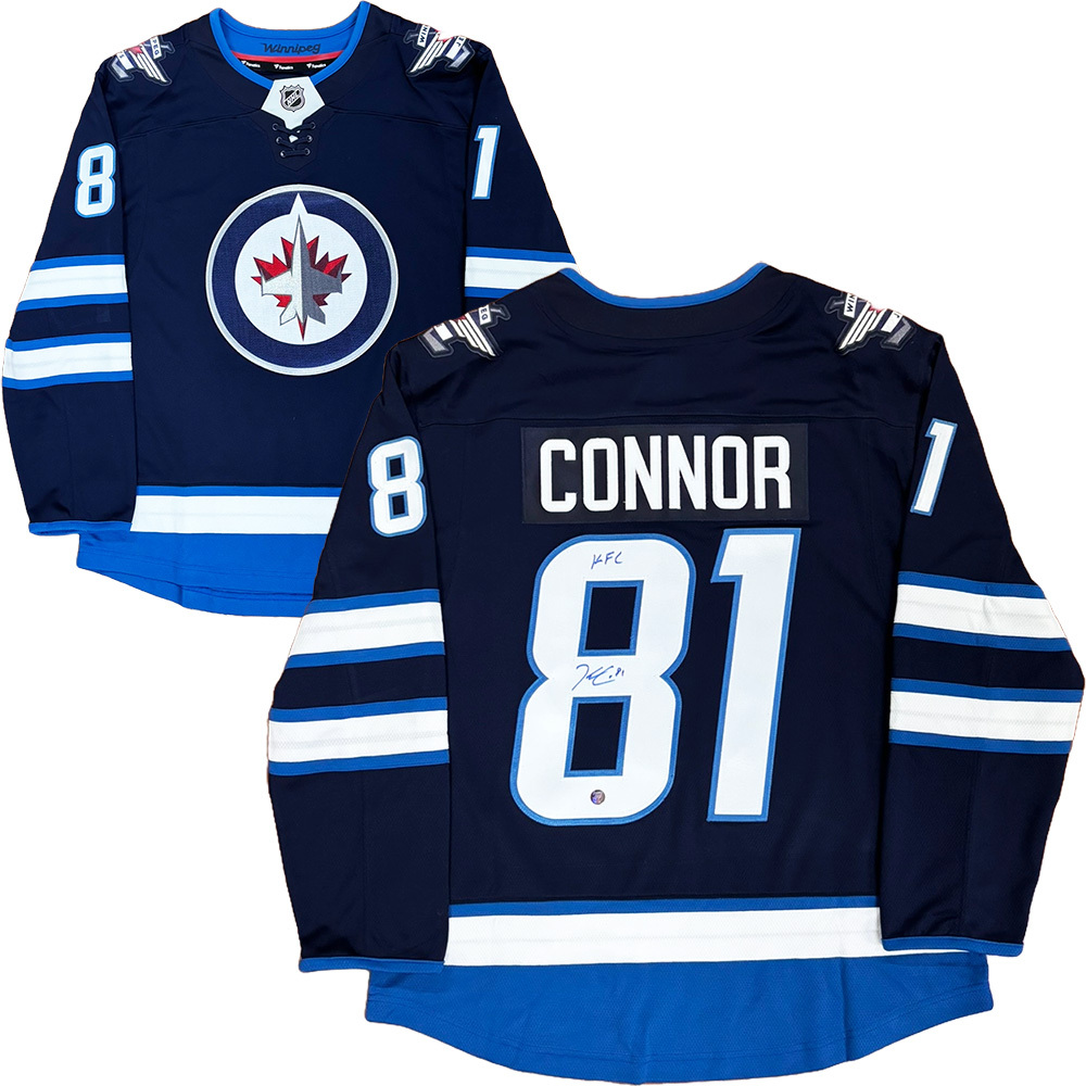 Kyle Connor Autographed Winnipeg Jets Fanatics Breakaway Jersey w/KFC Inscription