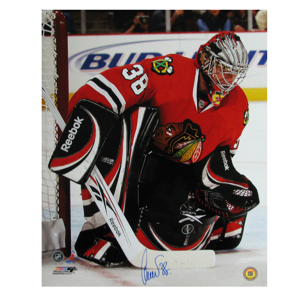 CRISTOBAL HUET Signed Chicago Blackhawks 16x20 Photo - 79036