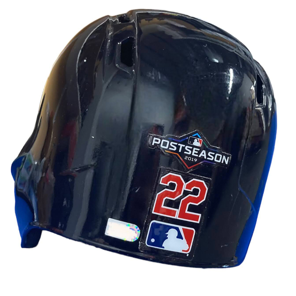 Jack Flaherty Autographed Team Issued Navy Batting Helmet w/ 2019