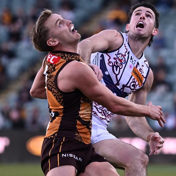 Harry Morrison #1 Hawthorn 2024 Signed Brown Indigenous Match Worn Guernsey 