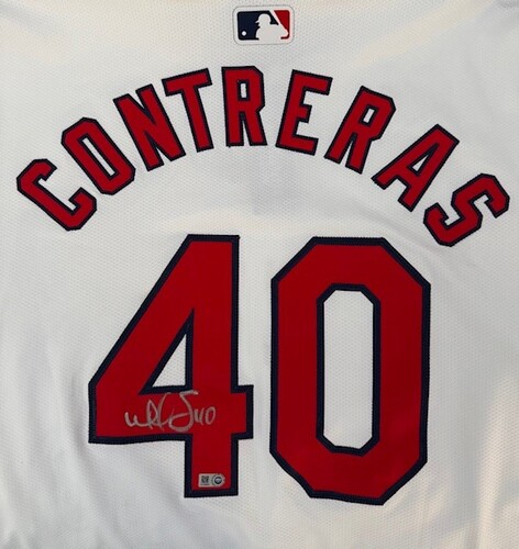 Willson Contreras Autographed Cardinals Authentic Jersey | MLB