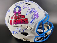 NFL - Multi Sign Pro Bowl Games Replica Helmet Signed By Over 25 Pro Bow...