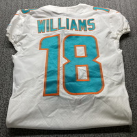 NFL - Dolphins Preston Williams Game Cut Jersey Size 40