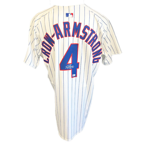 【箱付】Pete Crow-Armstrong 直筆サイン入りユニフォーム Game-Used or Autographed Autographed | MLB Auctions