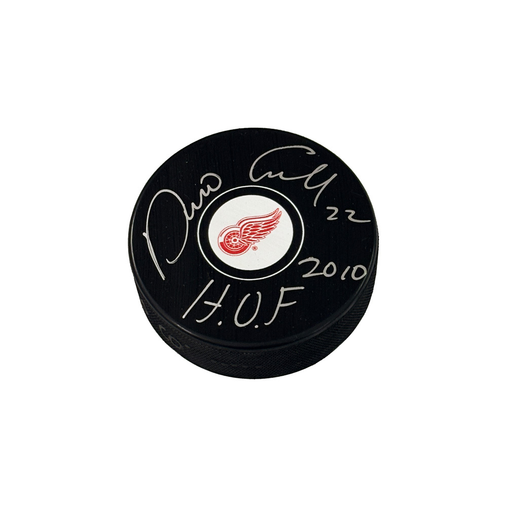 DINO CICCARELLI Signed Detroit Red Wings Puck - 