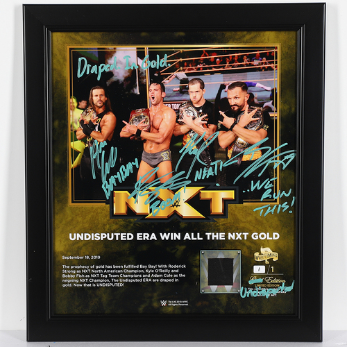 Undisputed Era SIGNED Custom UNDISPUTED Edition Plaque (1 of 1)