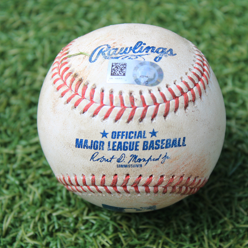 Game-Used Baseball: Luis Arraez 119th Career Hit (MIN @ KC 8/9/20)