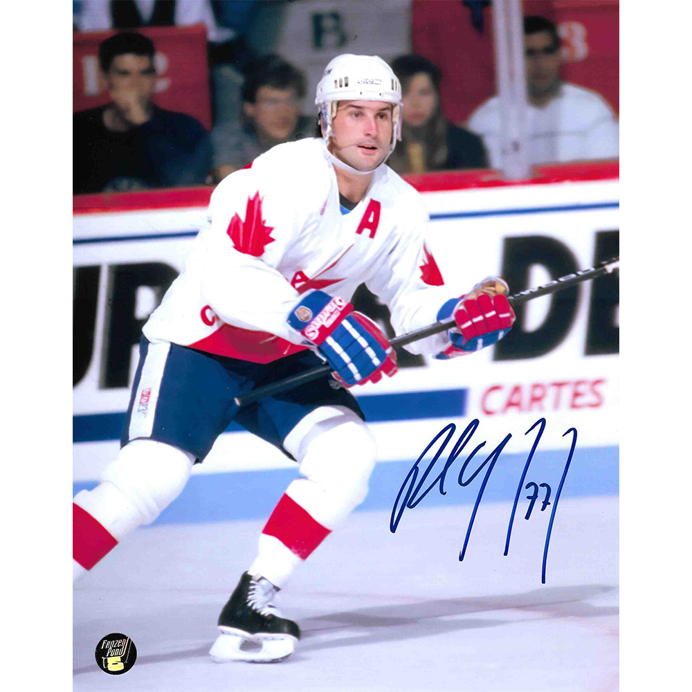 Paul Coffey Autographed 1991 Canada Cup 8X10 Photo 