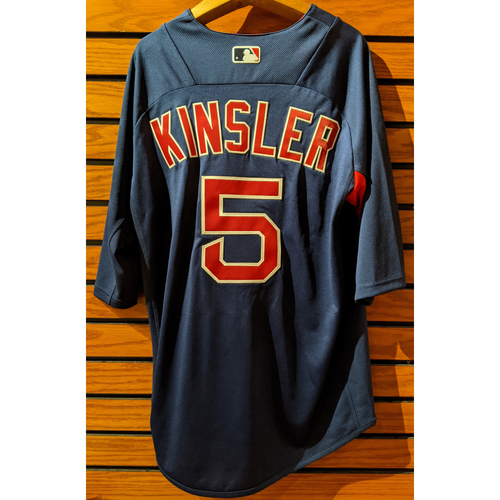 Ian Kinsler #5 Team Issue Blue Batting Practice Jersey