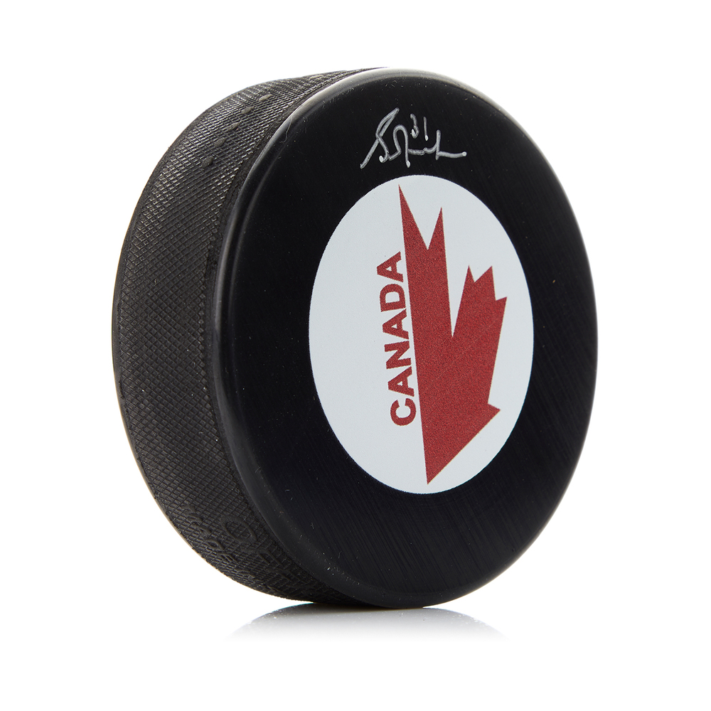 Grant Fuhr Team Canada Signed Canada Cup Puck