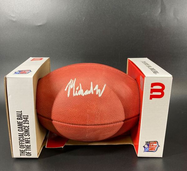 NFL - Cardinals Michael Wilson Signed Authentic Football