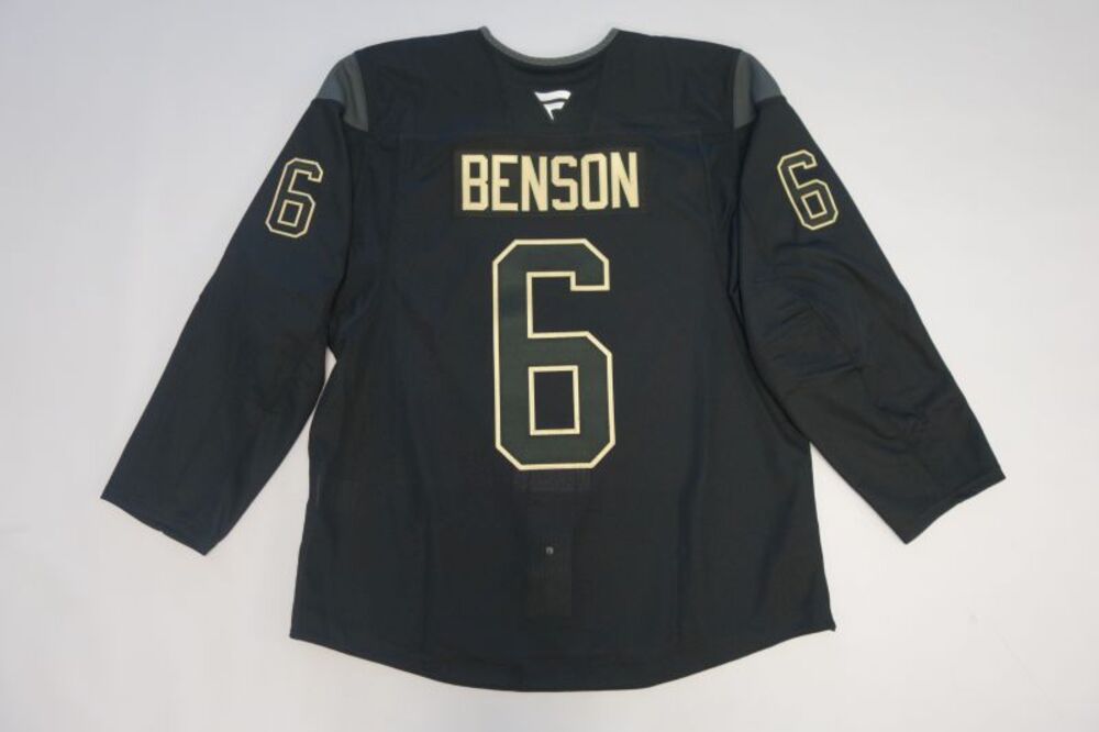 Zach Benson 2025-26 Buffalo Sabres Black History Celebration Jersey