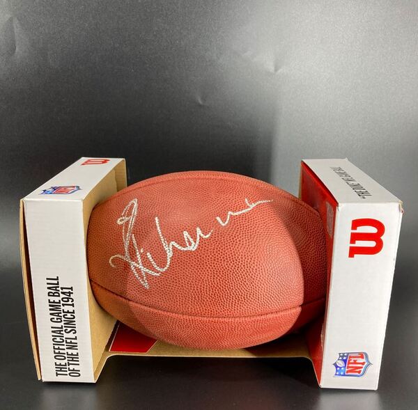 NFL - Superstar Entertainer Rihanna Signed Authentic Football With Super...
