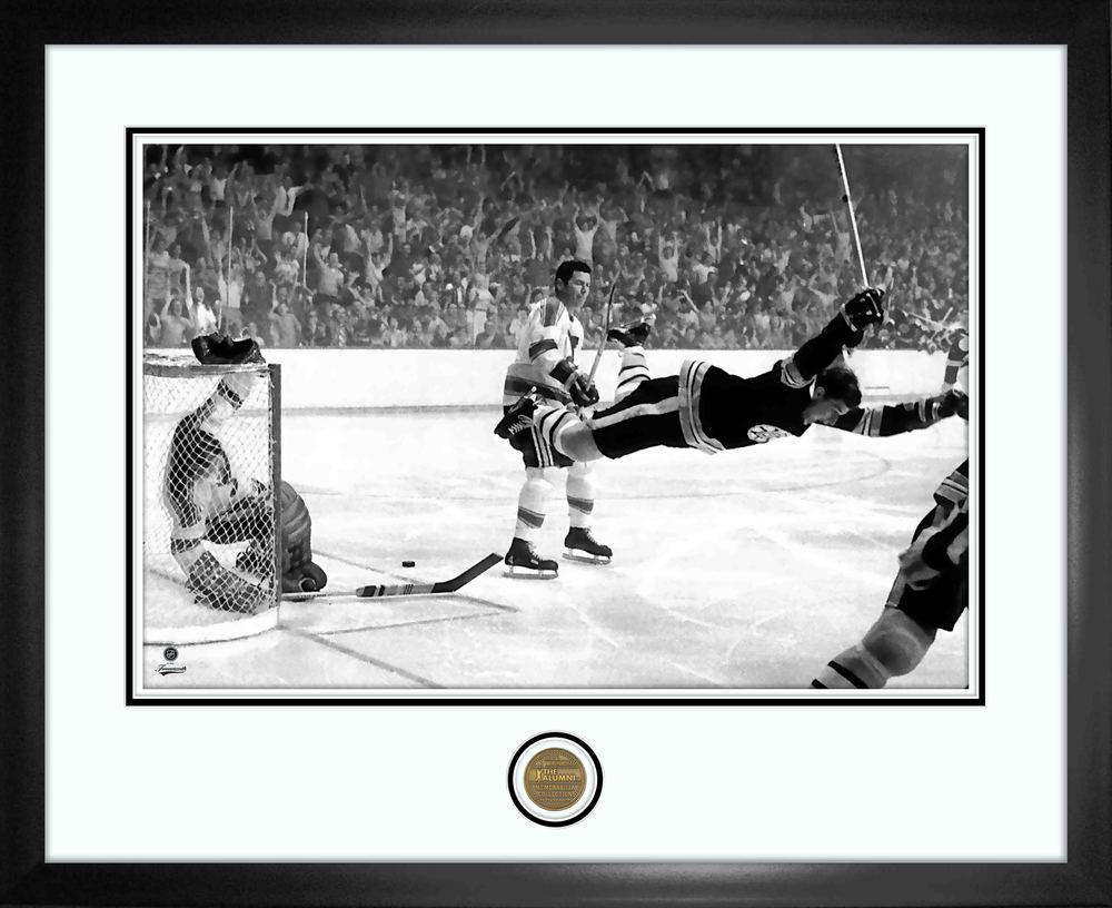 Bobby Orr 16x20 Alumni Frame Bruins The Goal-H