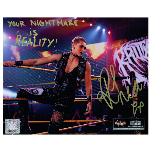 Rhea Ripley SIGNED WrestleMania 37 Exclusive 8x10 Photo (#1 of 37)